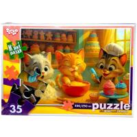 МʼЯКІ ПАЗЛИ 35 ЕЛЕМЕНТІВ (КОТИ КОНДИТЕРИ) Dankotoys S35-11-01,02,03,04...16