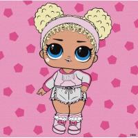 Картина за номерами L.O.L Surprise! Game on. Flower Child 25x25 см Ідейка KHO1320