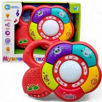 Інтерактивна іграшка Музична квітка, коралова(укр) Wtoys 34771
