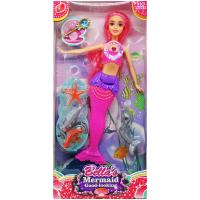 Лялька з аксесуарами Русалка (рожевий) MIC JX500-33