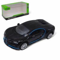 Машинка металева Автопром. Bugatti Veyron, чорна Автопром AP74127