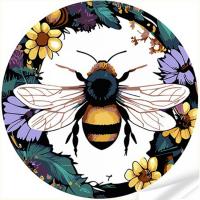 Вініл за номерами Політ над квітами (30х30 см.) Strateg GP-7