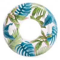 Надувний круг з ручками Пальма 97 см Intex 58263