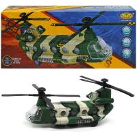 Вертоліт Військовий на батарейках, озвучений, зі світлом MIC 286-26