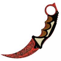 Ніж Керамбіт з CS GO (Crimson web) Сувенир-Декор KAR-S