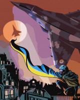 Картина за номерами "Примара Києва ©Maria Krishtal" Ідейка KHO4860 40x50 см