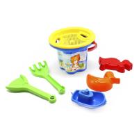 Набір для гри з піском Квіточка, 7 елементів синій TIGRES 39811