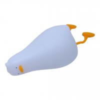 Нічник силіконовий Качка Lie in peace duck sleep Lamp, акумулятор MIC C71561