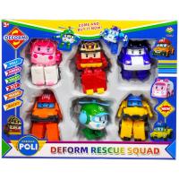 Набір трансформерів Робокар Полі 6 героїв MIC 335B