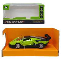 Машинка металева серії Автопром, світло, звук, двері (салатова) Автопром AP74202