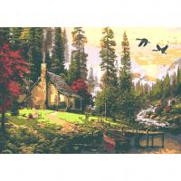 Картина по номерах Мисливський будиночок 28x40 см Riviera Blanca RB-0380