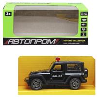 Машинка металева Автопром: Поліцейський Джип, чорний MiC 3622P