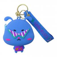 Гаманець-монетниця, силіконовий, Зайка, синій MIC C68963