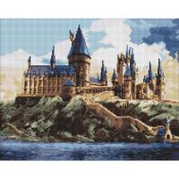 Алмазна мозаїка "Harry Potter: Гоґвортс вдень" ©Warner Bros AMO20360, 40х50 см