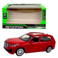 Машинка металева Автопром. BMW X7 (ЧЕРВОНА) Автопром 10001