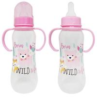 Пляшка пластикова, 250 мл, рожевий MiC №0207