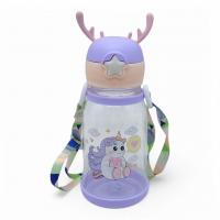 Поїлка-непроливайка пляшечка (пластик) 550 мл (лавандовий) MIC 239126