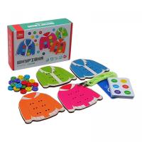 Шнурівка деревʼяна  Верхній одяг, 4 ігрові панелі TK Group 89563