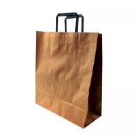 Пакет паперовий з ручками бурий 32х15х38 Art studio of Happiness 323815