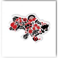 3D стікер Квітуча Україна (ціна за 1 стікер) Tattooshka SX-63