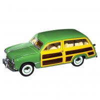 Машинка металева Ford Woody Wagen 1949, зелений Kinsmart KT5451W