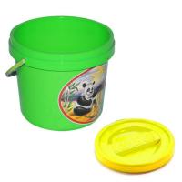 Відерце для піску з кришкою зелений Unika 0507