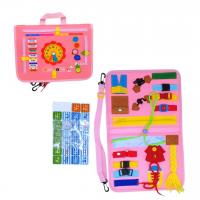 Розвиваюча сумочка з фетру (бізі липучки, пальчикові ігри) MIC C60521