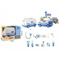 Лікарський набір Машина швидкої допомоги, з інструментами, музика, світло RONG XING DA RX-850A