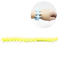 Браслет-антистрес Гусениця (жовта) MIC KA-23-74