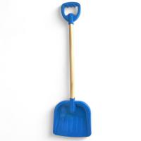 Лопата №4 з деревʼяною ручкою, 80 см (синя) Bamsic 0156