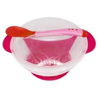 Набір для годування, прозорий, червоний Chieea №0100