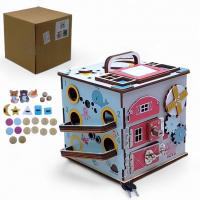 Деревʼяна іграшка Бізикуб, з підсвічуванням, 23  см MIC WD15413