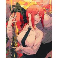 Картина по номерах Макіма. Людина бензопила 40x50 см Origami LW32190