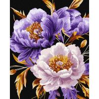 Картина за номерами з фарбами металік Пурпуровий шик 40x50 см Ідейка KHO3309