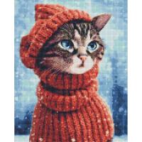 Алмазна мозаїка Дивовижна киця Ідейка AMO7350