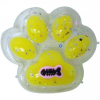 Лапка-антистрес (11 см) таба, прозоро-жовта MIC 712357