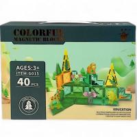 Конструктор магнітний з тваринками (40 дет) MIC G015