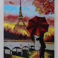 Картина по номерах Французькi обiйми 40х50 см Оптифрост 0591