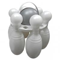 Дитячий набір для боулінгу Кеглі великі №2 (білі) Bamsic 0283