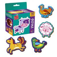 Гра розвиваюча (набір магнітів) Ферма Vladi Toys VT3106-36