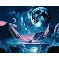 Картина по номерах Загадковий космос 40x50 см Origami LW31030