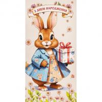 Конверт вітальний (для грошей) 16.5х9х0,5 см FIESTA КВ 24-138