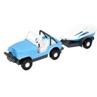 Джип з човном, блакитний MiC 39902