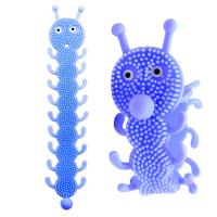 Браслет-антистрес Гусінь (блакитний) MIC KA-23-610