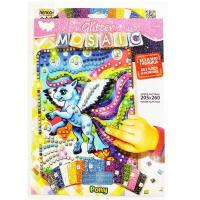 Набір для творчості Блискуча мозаїка: Поні, блакитний Dankotoys БМ-03-06
