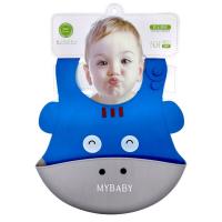 Слинявчик силіконовий (БЛАКИТНИЙ КОНИК) Mega Zayka №0609