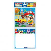 Гра настільна Набір 4 в 1. Транспорт  (укр) Vladi Toys VT2002-06