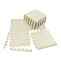 Татамі мат EasyFit 8 шт (30х30х1 см) хвіст ластівки (білий) EasyFit EF-1950-30-W