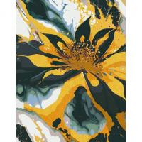 Картина по номерах Золота квітка 28x40 см Riviera Blanca RB-0887