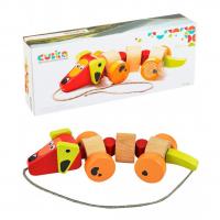 Дерев'яна каталка Такса Cubika 13623